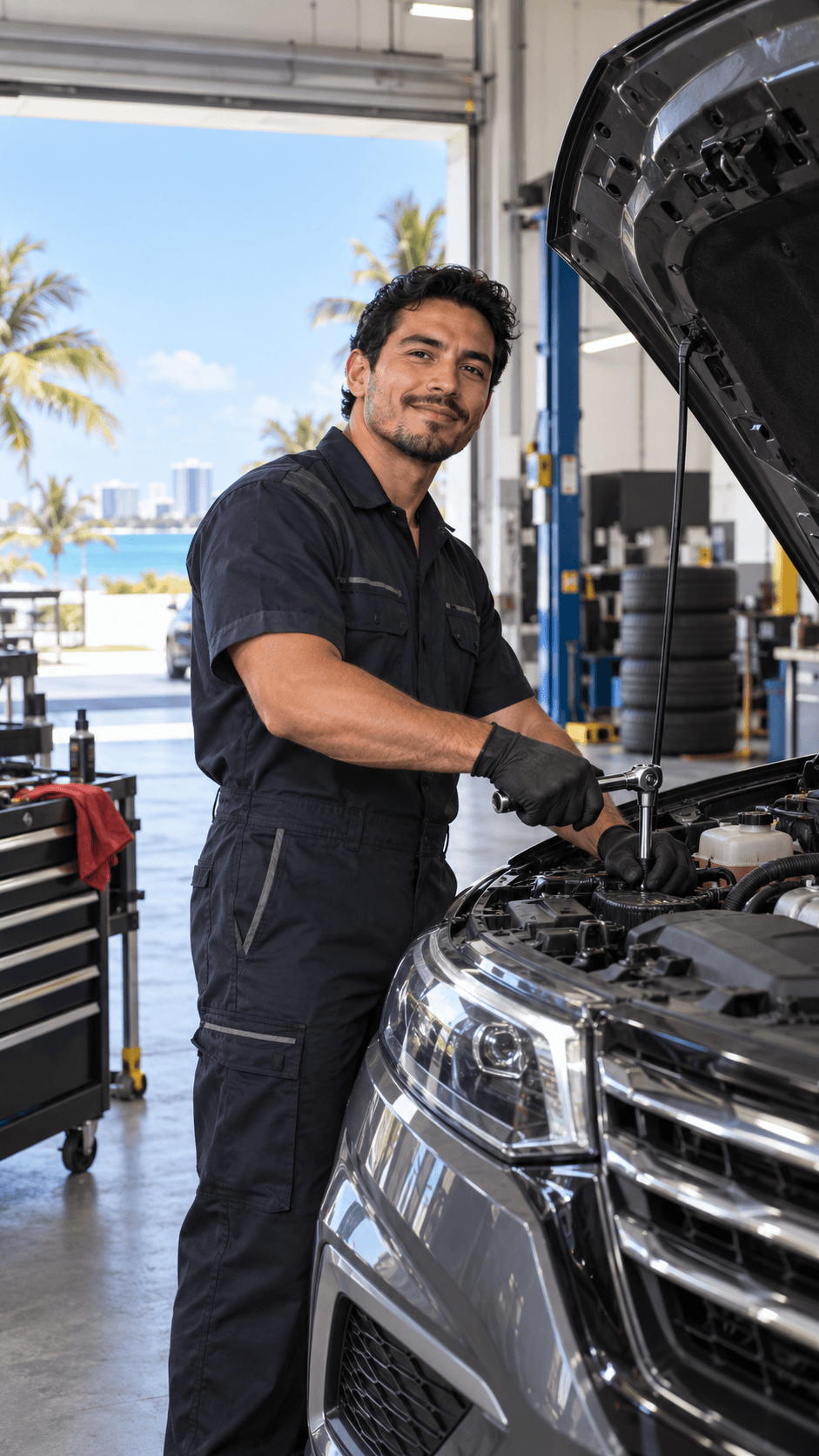 Representación visual de servicio automotriz asociada a Casero Cancún